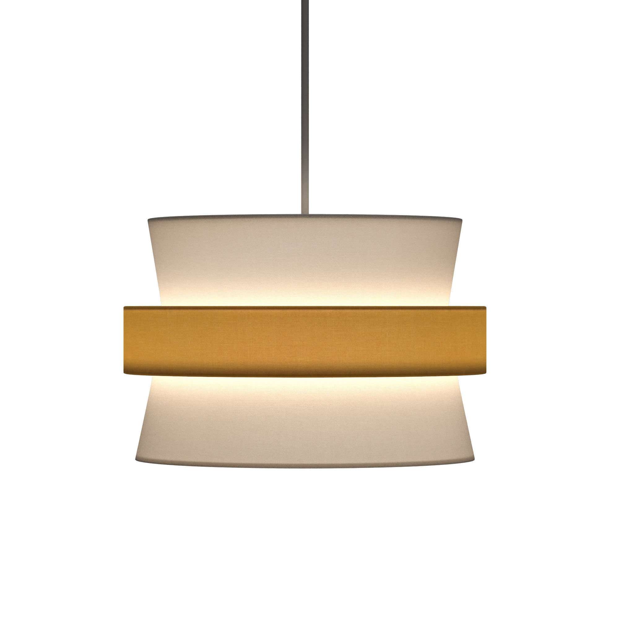 Joey 3 Tier Easy Fit Pendant Shade 3D model_1