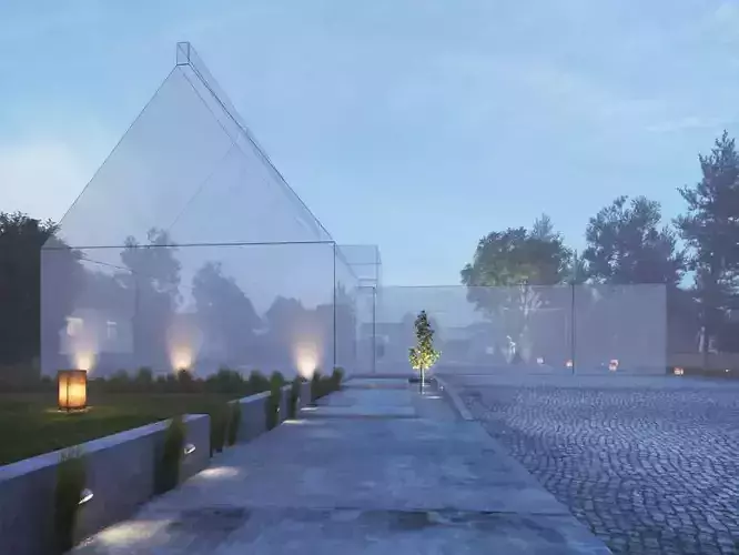 Scene Ready For House Rendering 3D model