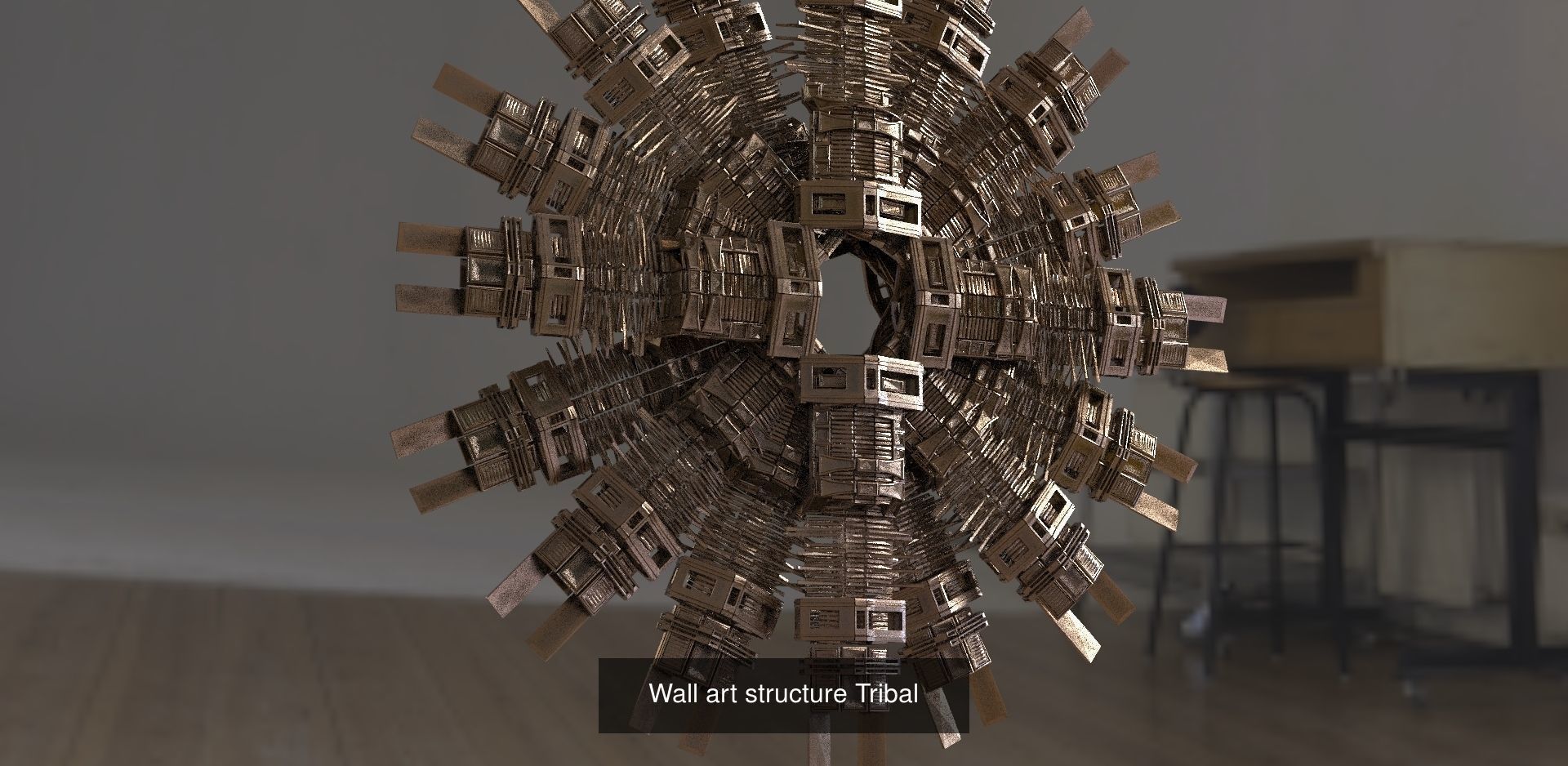 Abstract Art Sculptures 3D Model Collection_1