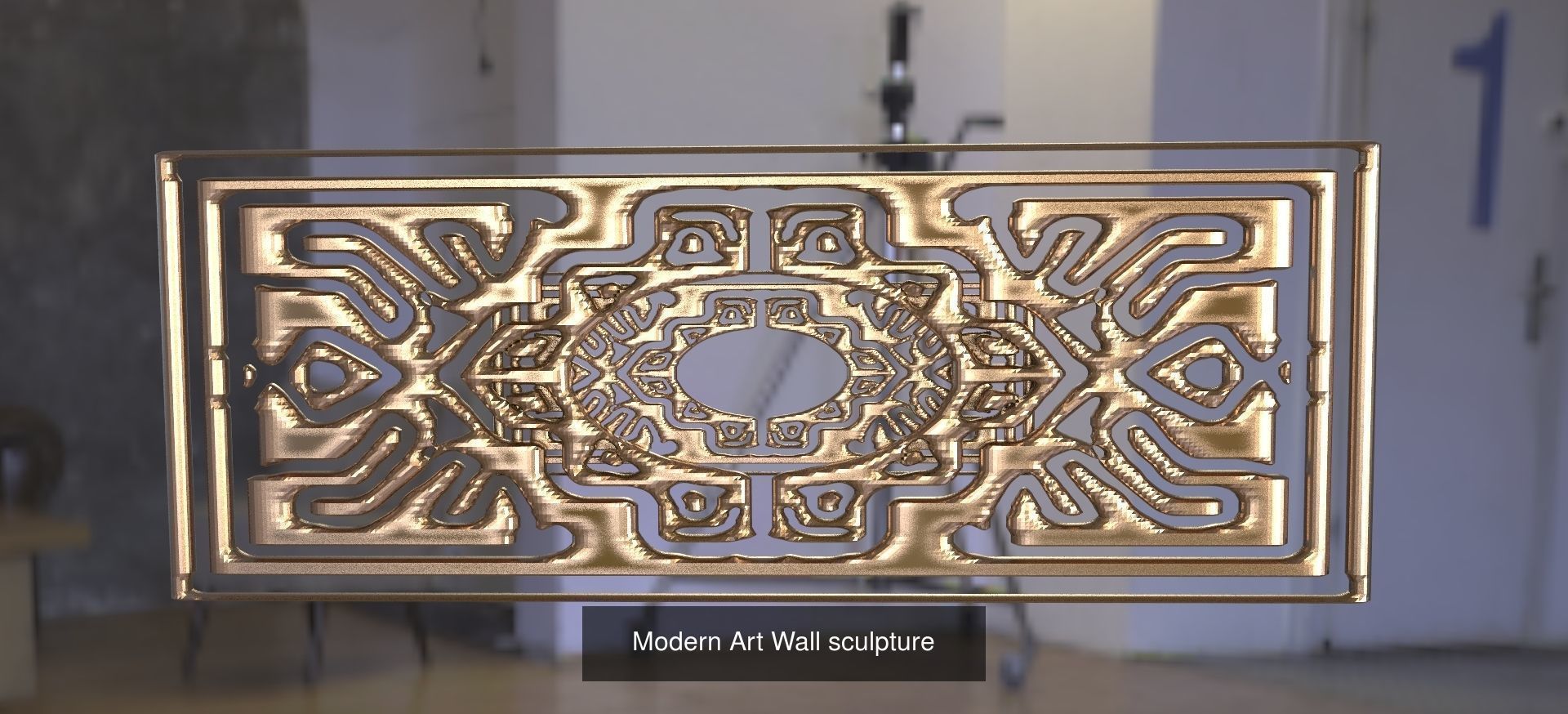 Abstract Art Sculptures 3D Model Collection_5