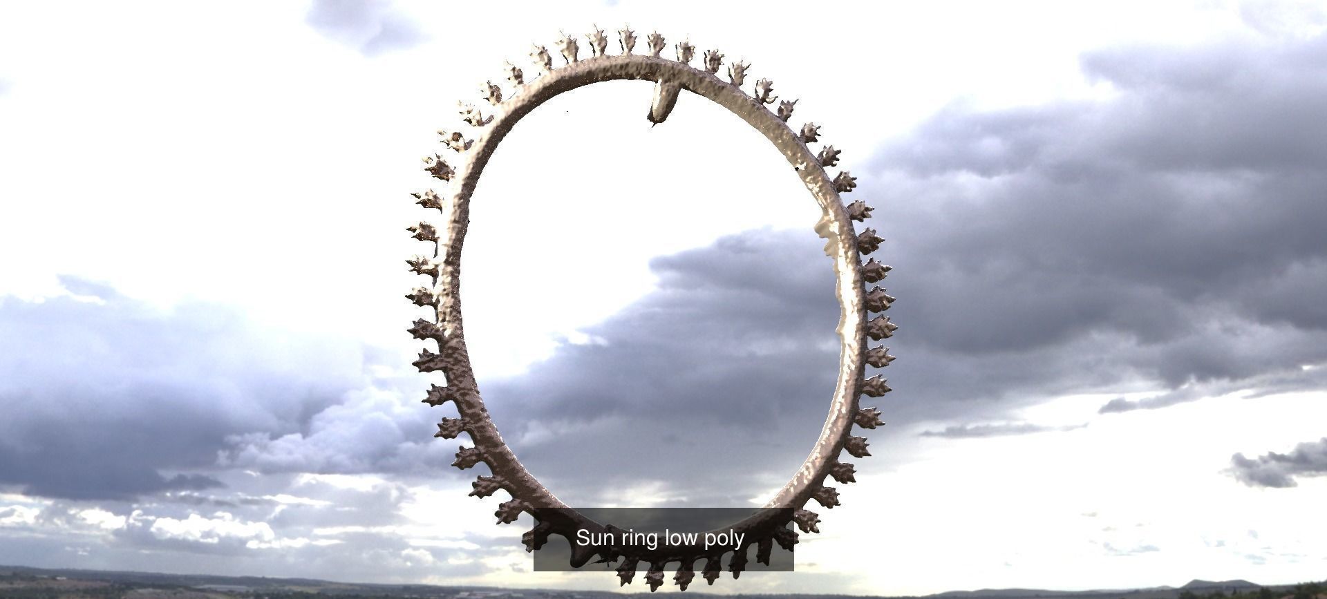 Abstract Art Sculptures 3D Model Collection_14