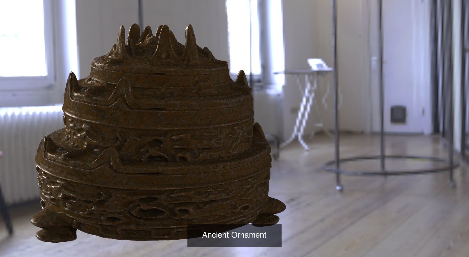 Abstract Art Sculptures 3D Model Collection_7