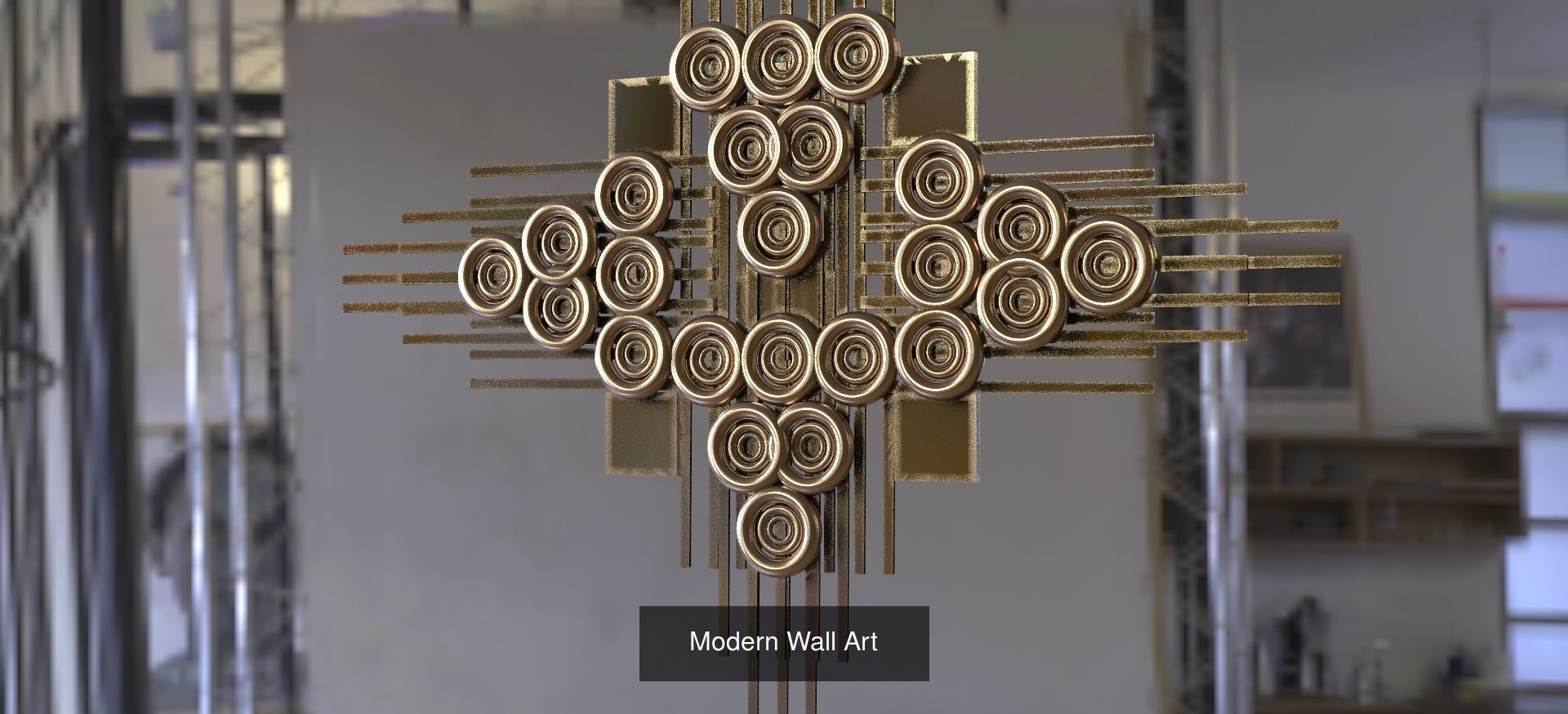 Abstract Art Sculptures 3D Model Collection_6