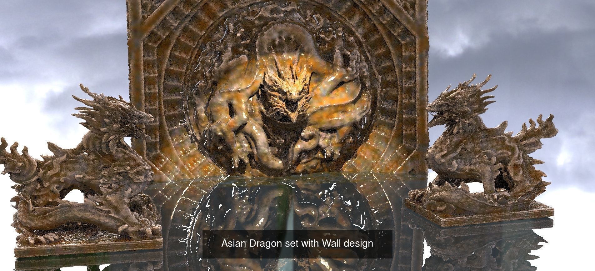 Abstract Art Sculptures 3D Model Collection_9