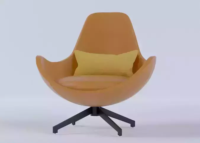 Orange chair 