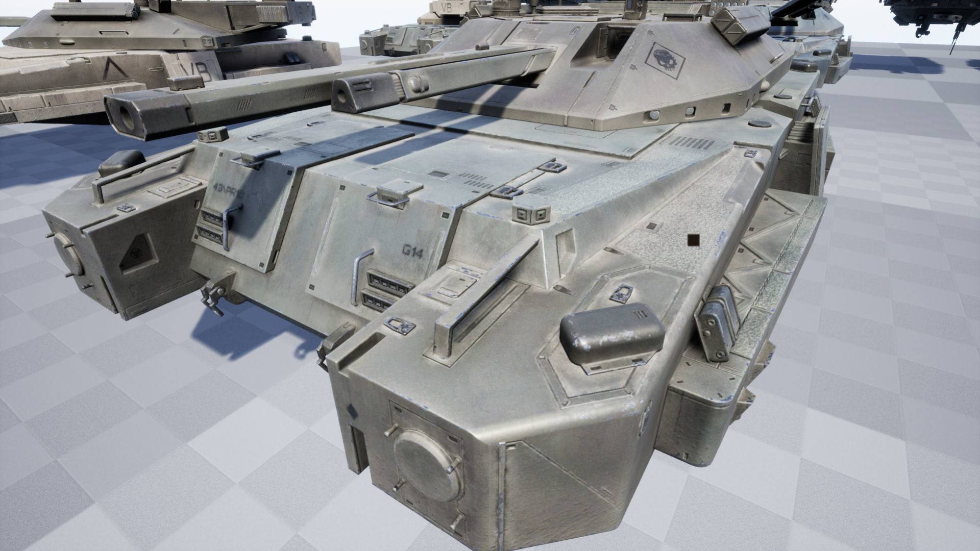 Connelly hover tank Low-poly 3D model_12