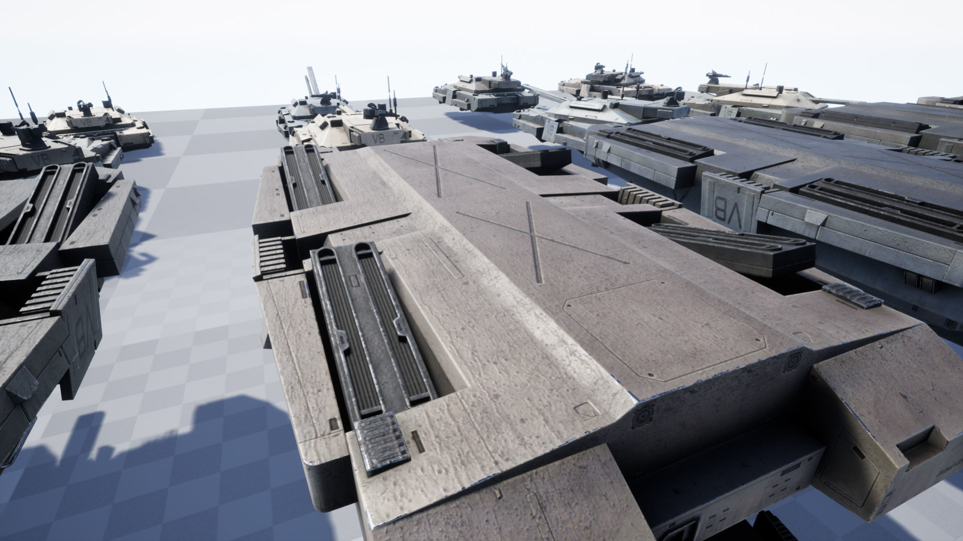 Connelly hover tank Low-poly 3D model_20