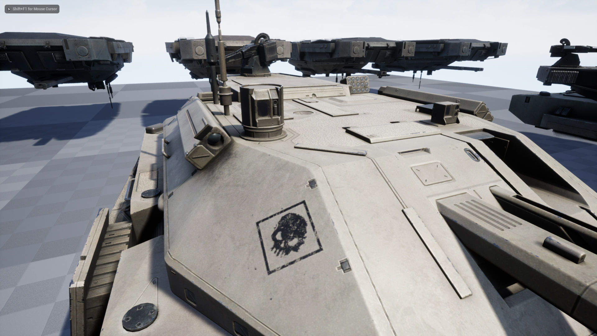 Connelly hover tank Low-poly 3D model_18