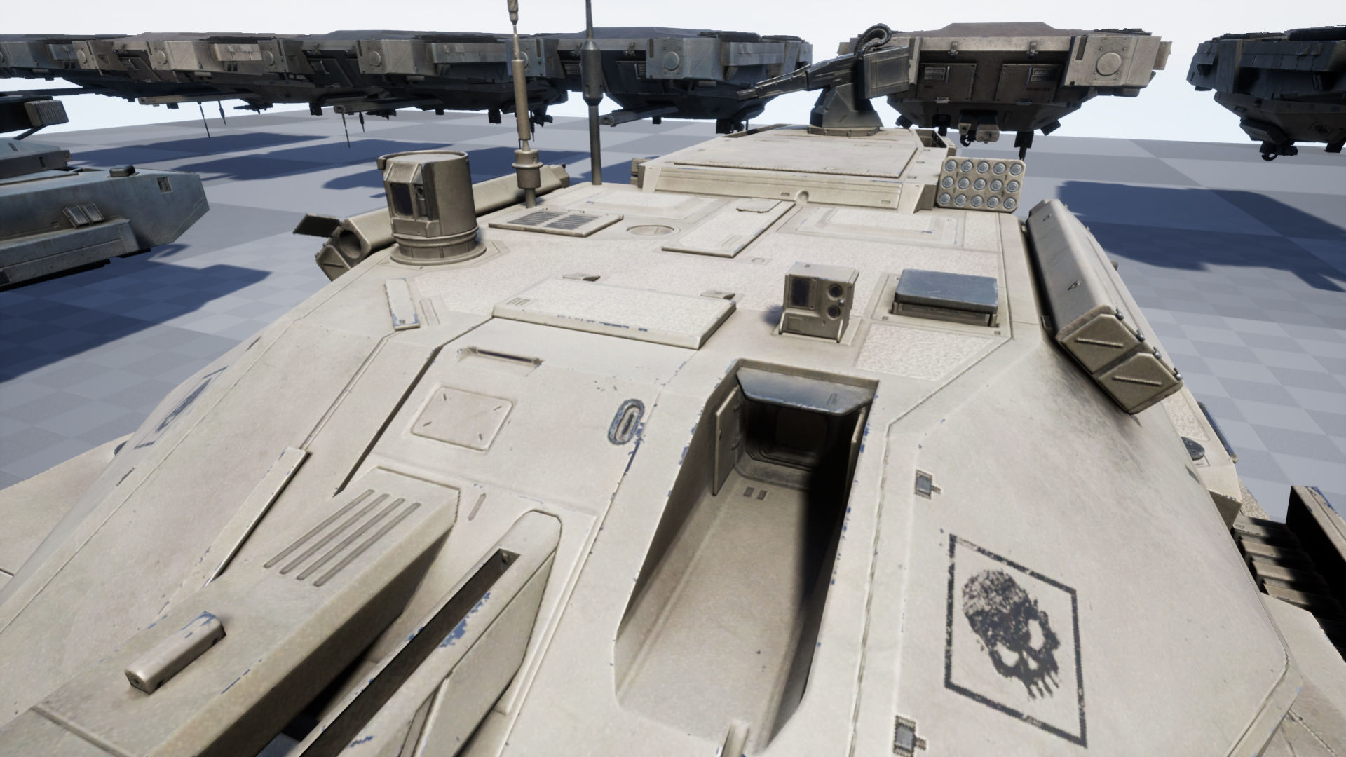 Connelly hover tank Low-poly 3D model_19