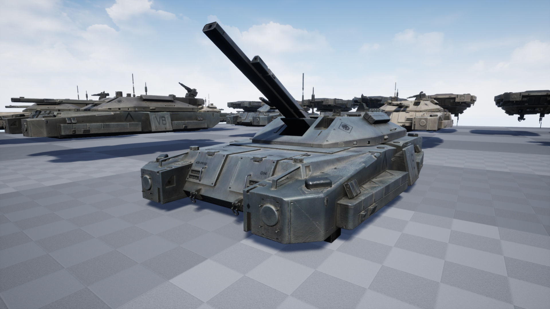 Connelly hover tank Low-poly 3D model_11