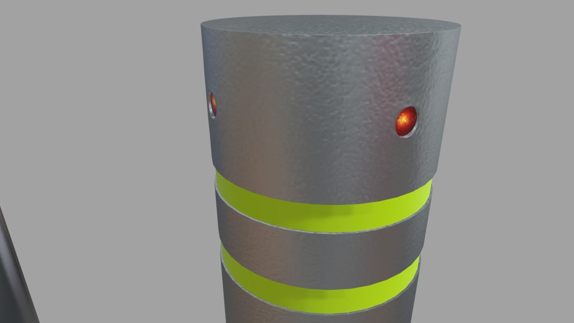 Bollards 07 08 09 010 Low-poly 3D model_6