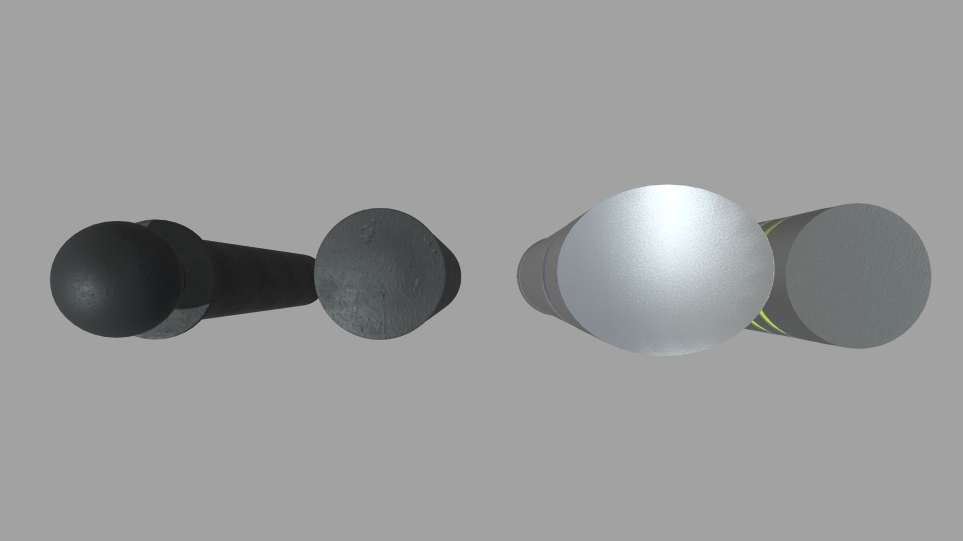 Bollards 07 08 09 010 Low-poly 3D model_4