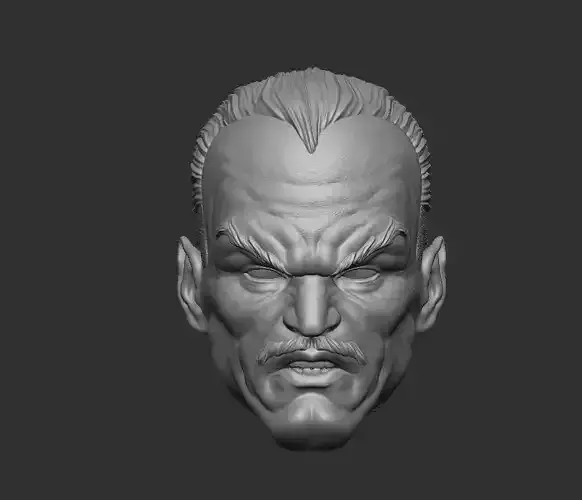 Sinestro - Headsculpt for Action Figures 3D print model 3D print model