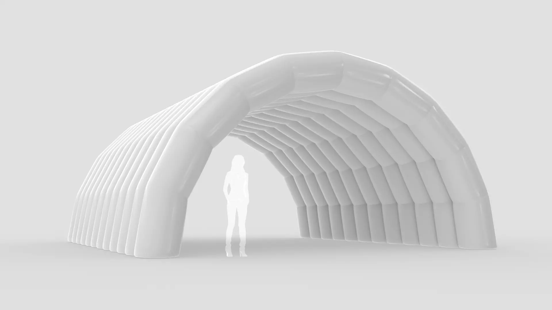Inflatable Tunnel 3D model_0