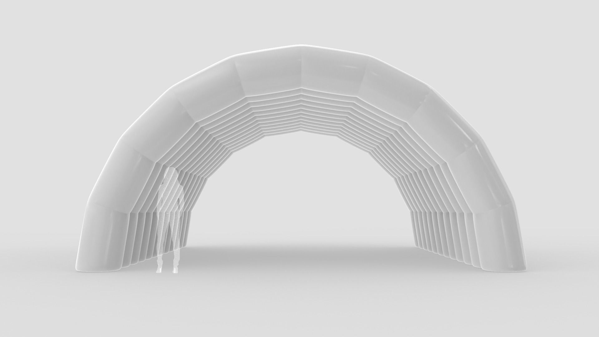 Inflatable Tunnel 3D model_1