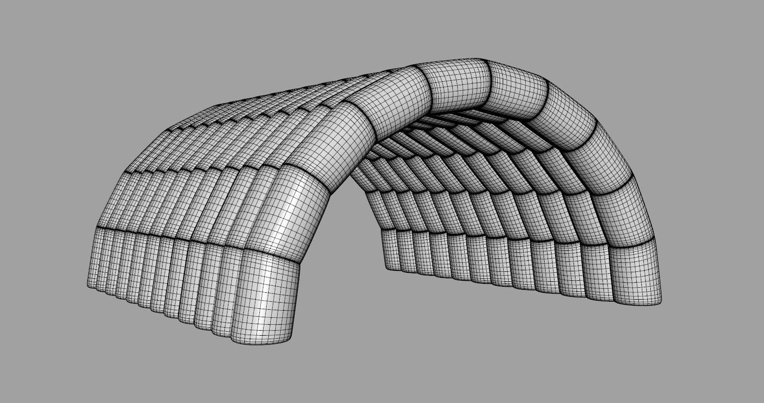 Inflatable Tunnel 3D model_5