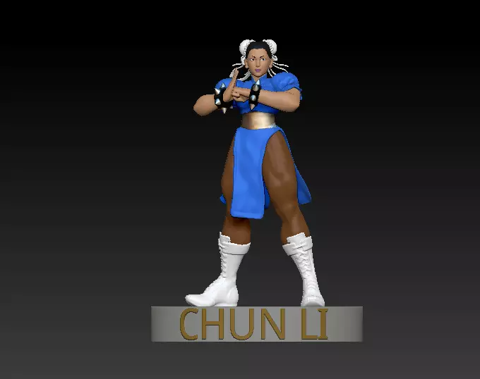 CHUN LI 3D print model