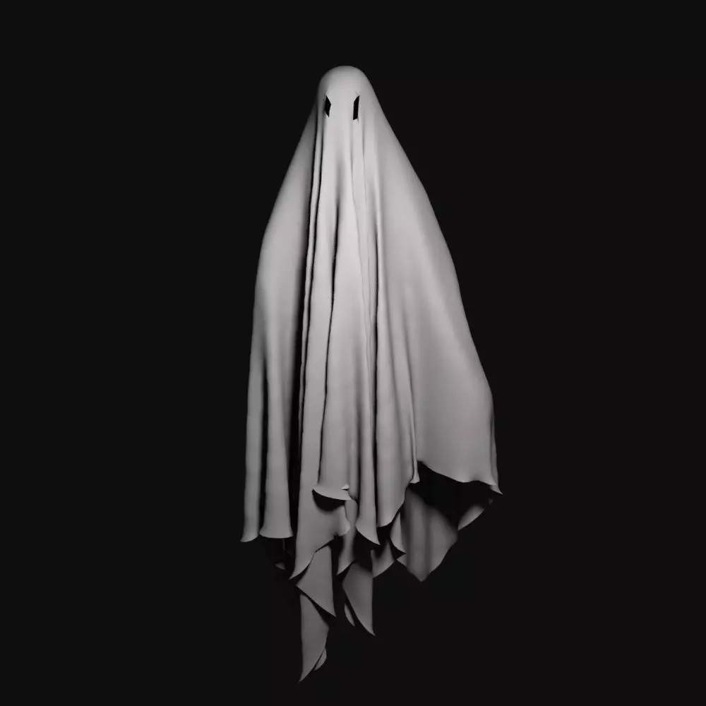 GHOST in cloak Free 3D model