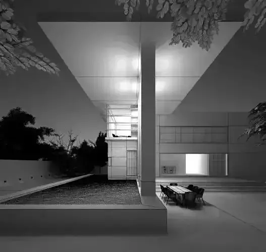 Modern House With Swimming Pool And Terrase