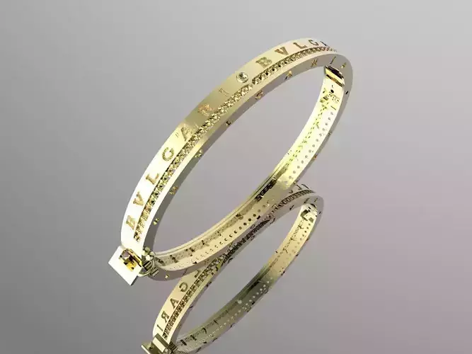 bulgari bvlgari bracelet bangle 3D model 