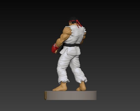 RYU FROM STREET FIGHTER 3D print model_3