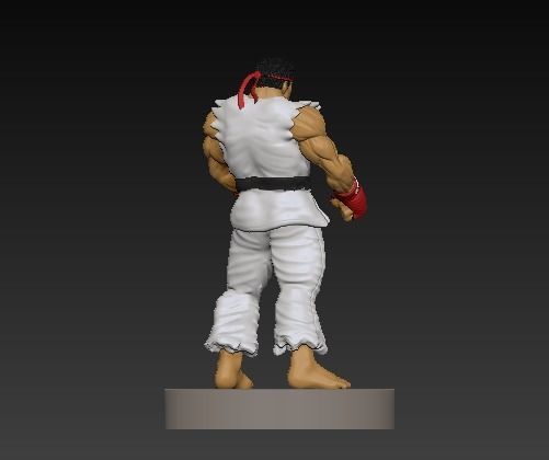 RYU FROM STREET FIGHTER 3D print model_2