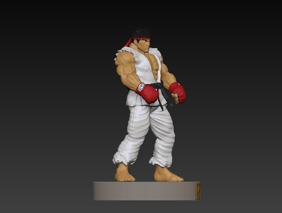RYU FROM STREET FIGHTER 3D print model_1