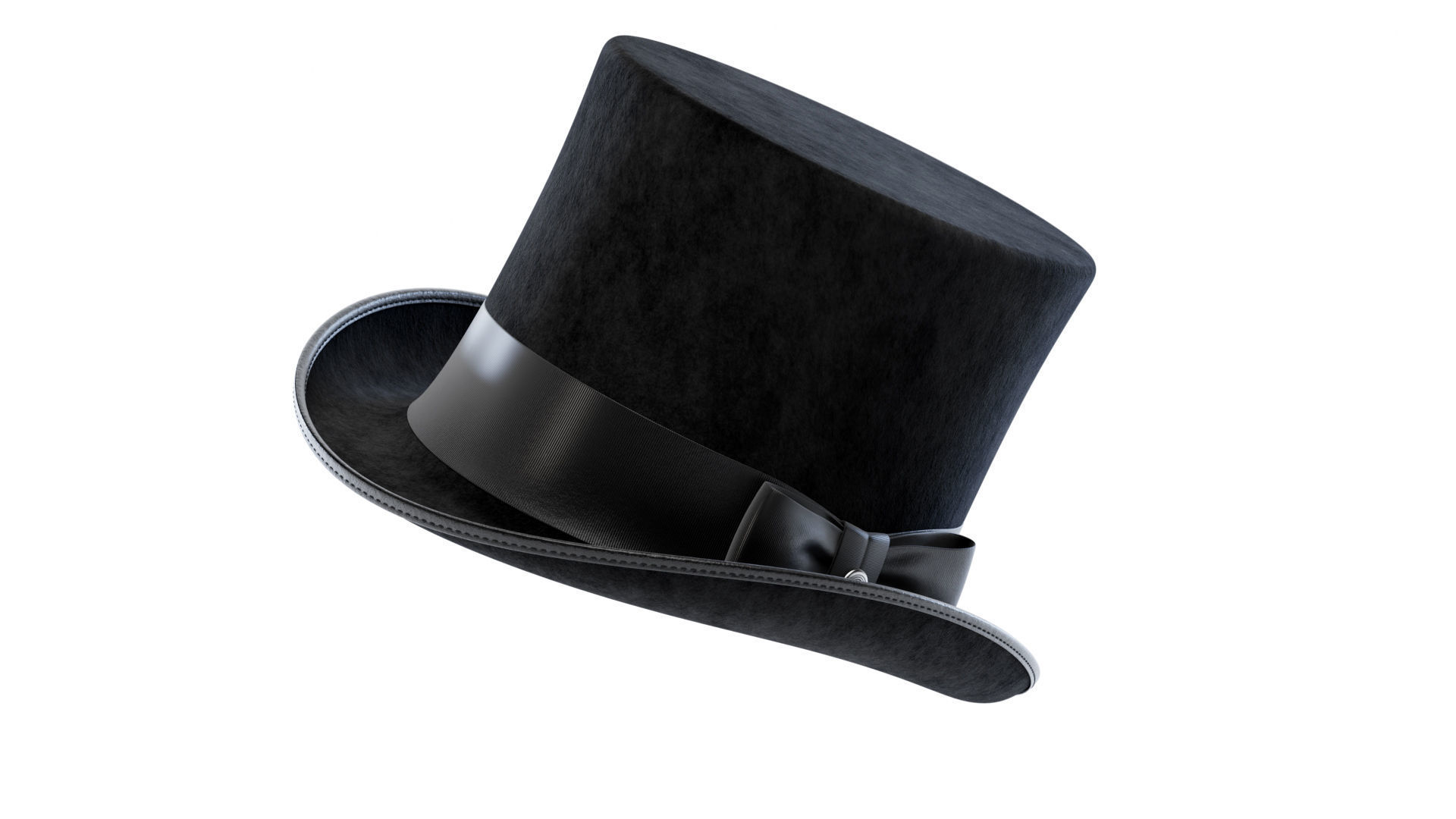 Top Hat 3D model_8