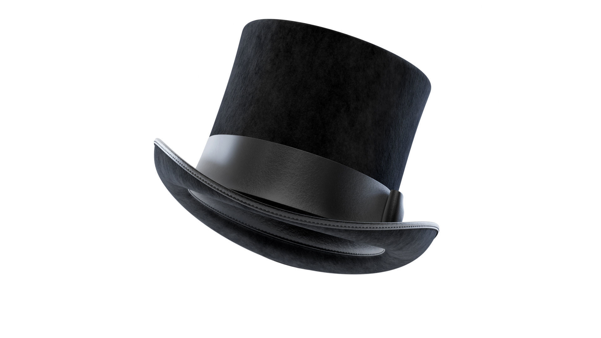 Top Hat 3D model_7