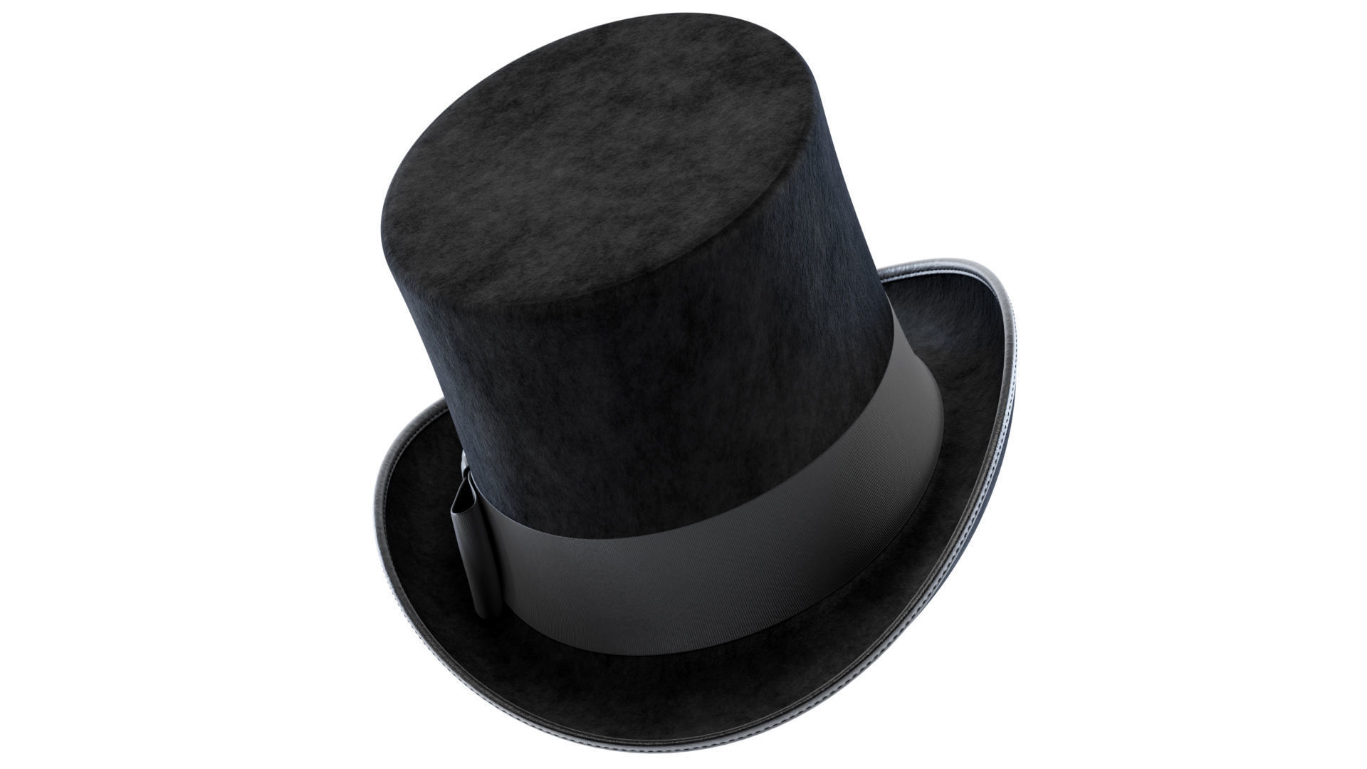 Top Hat 3D model_3