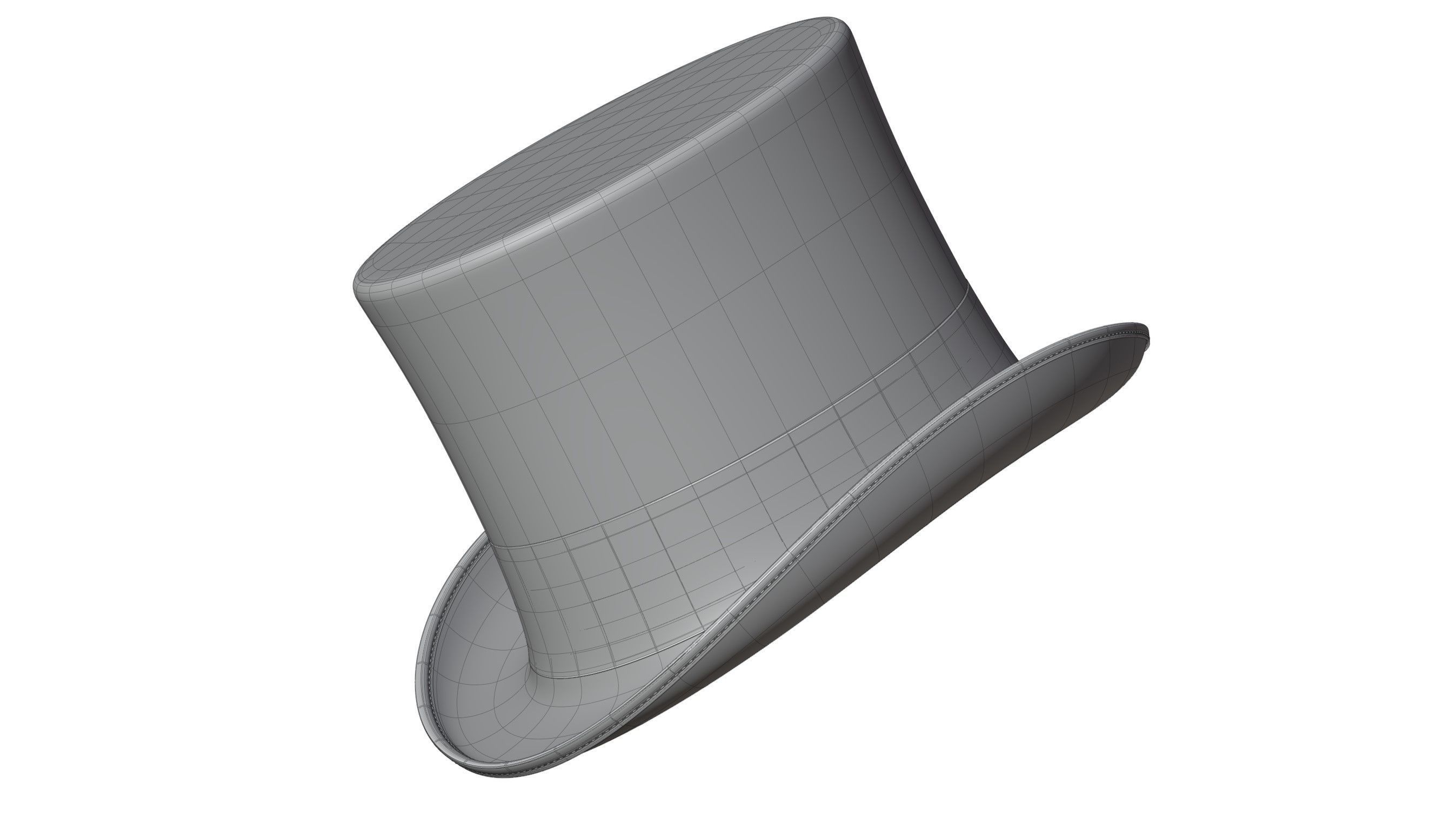 Top Hat 3D model_12