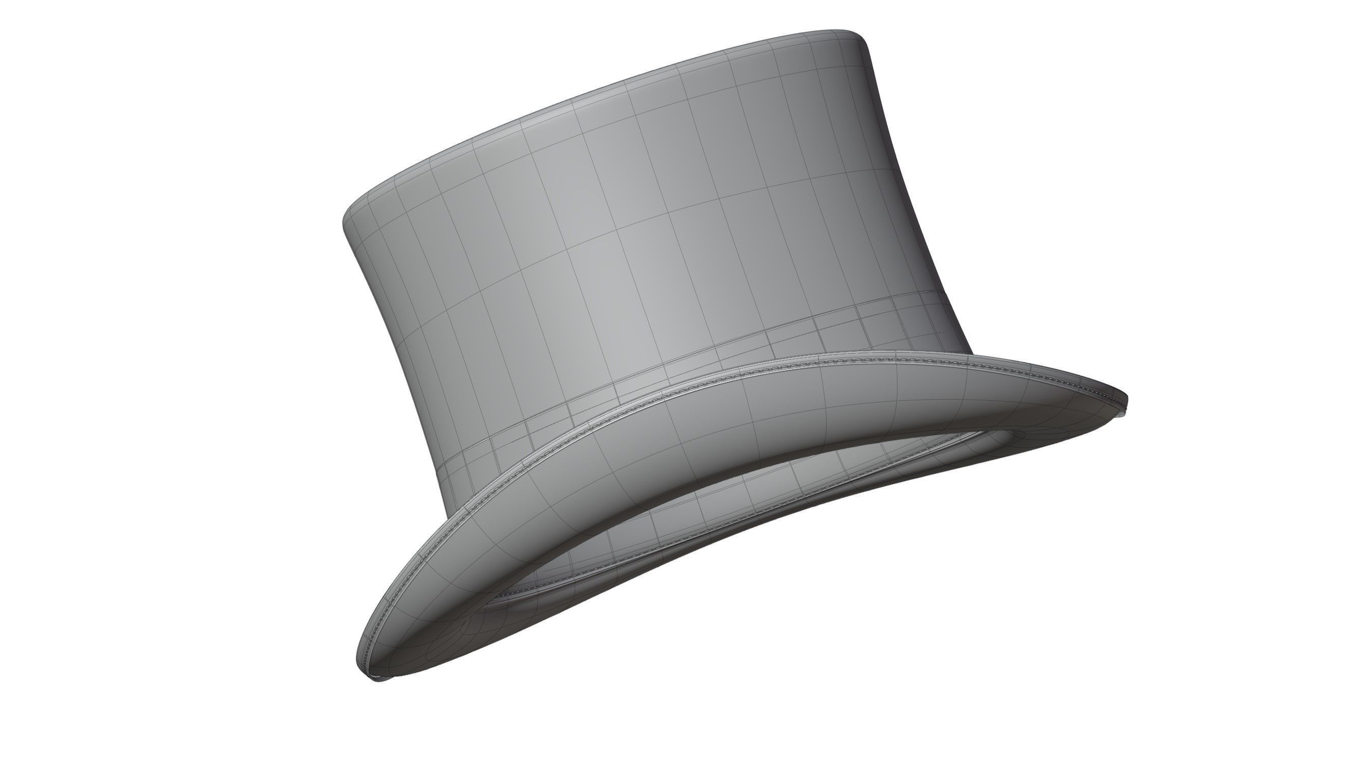 Top Hat 3D model_13