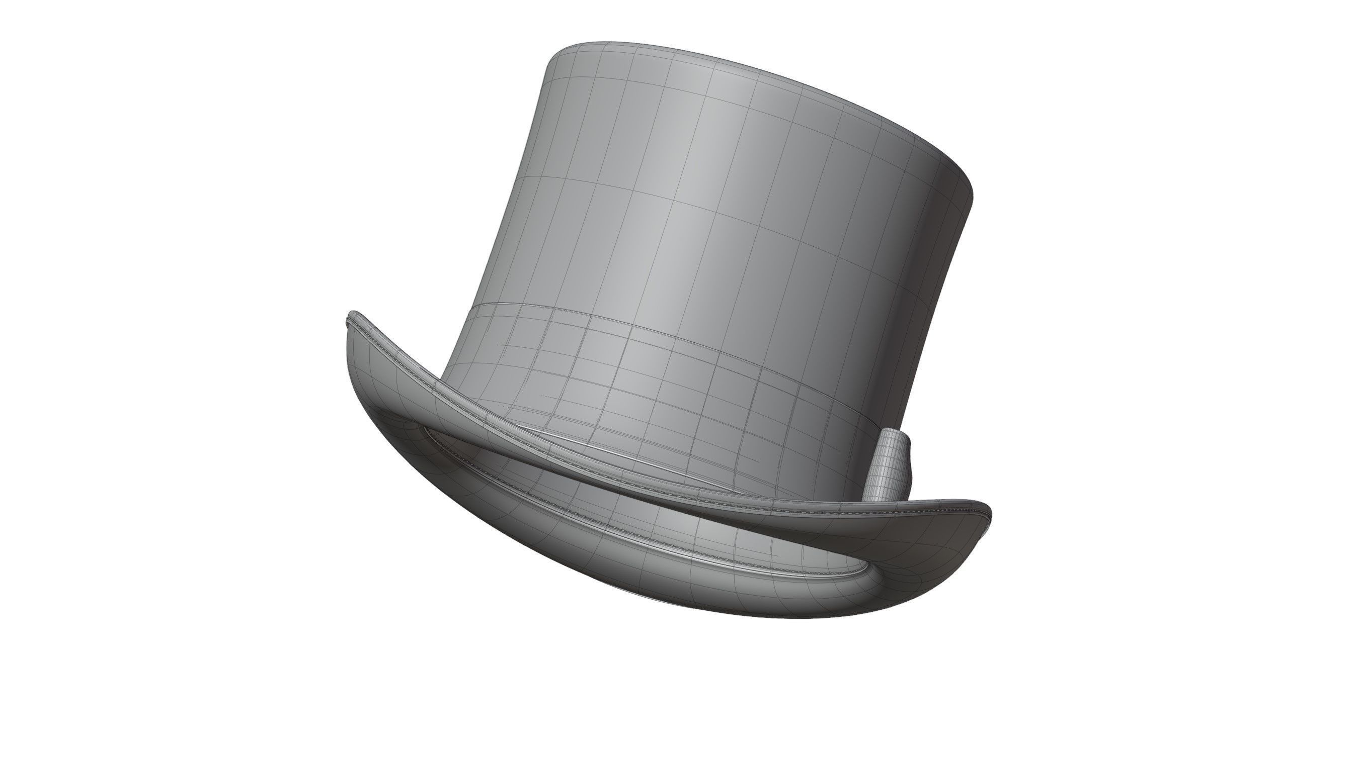 Top Hat 3D model_15