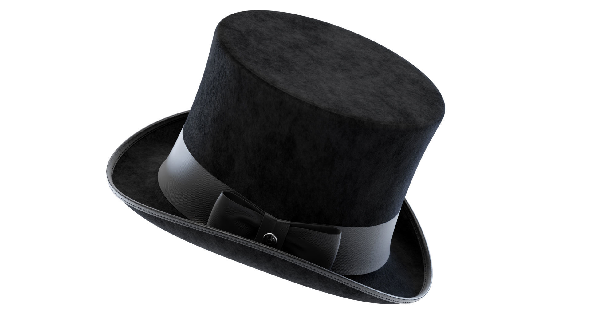 Top Hat 3D model_1