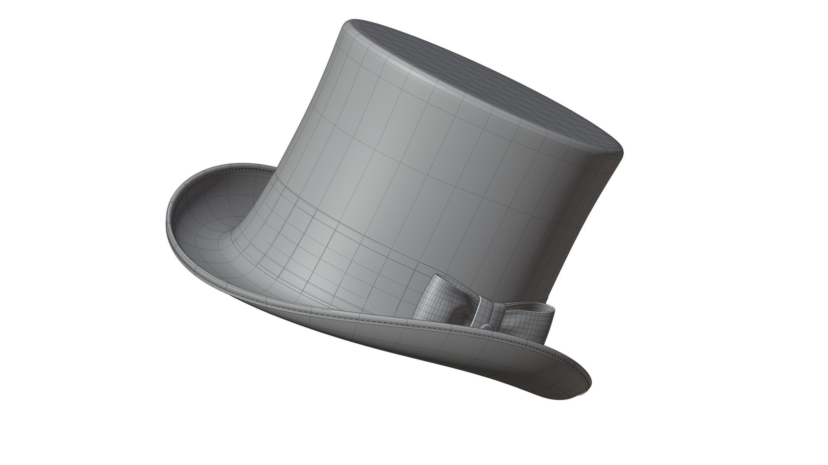 Top Hat 3D model_16
