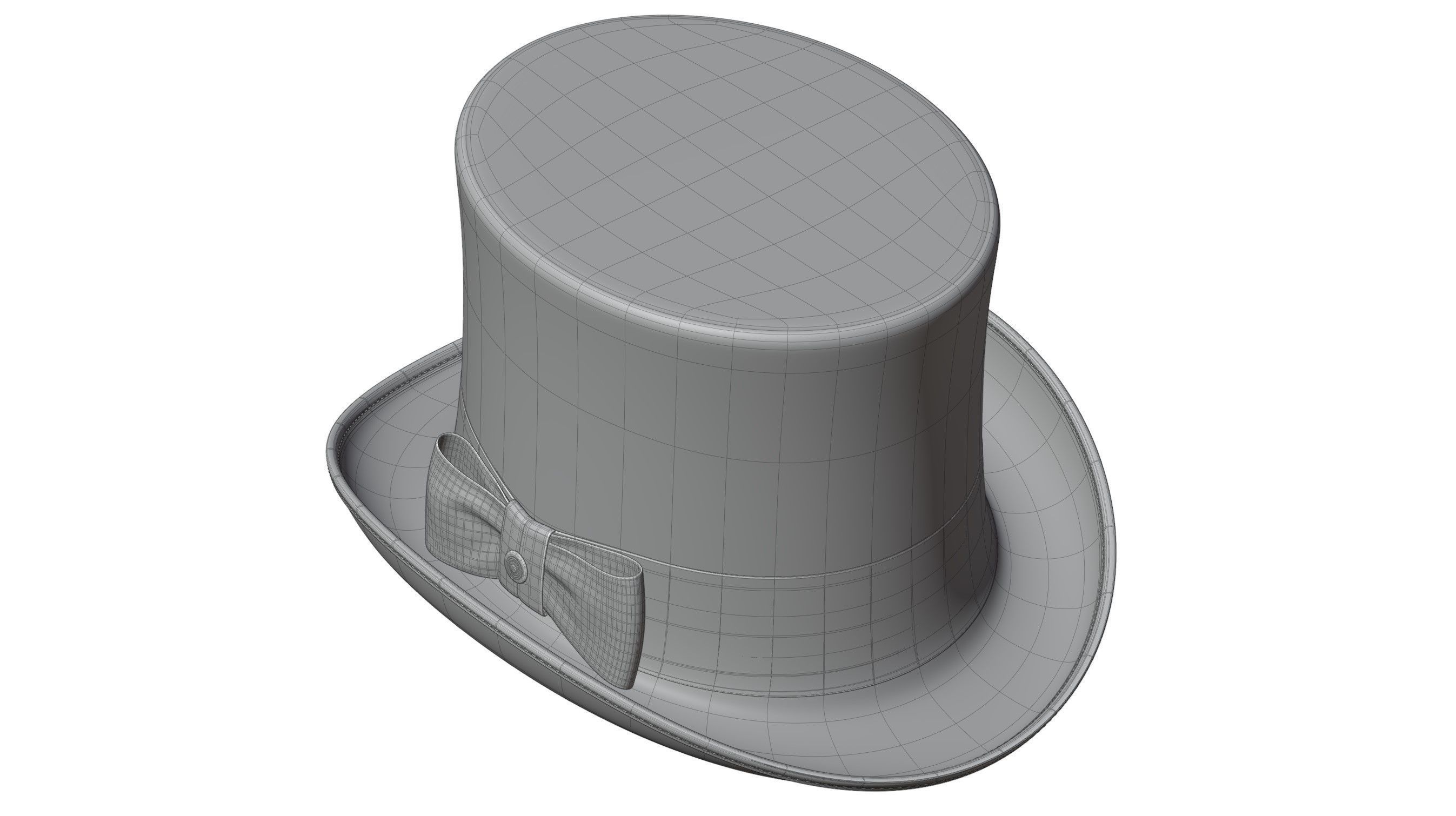 Top Hat 3D model_10