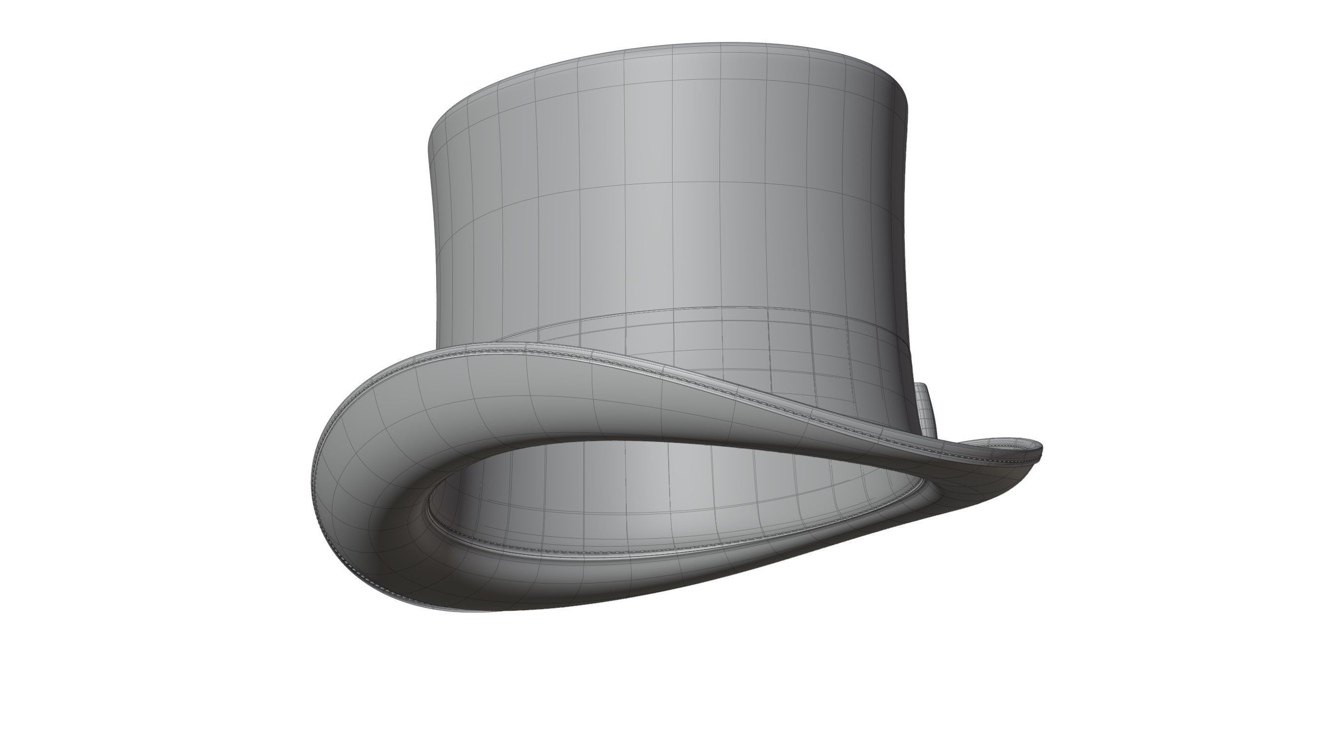 Top Hat 3D model_14