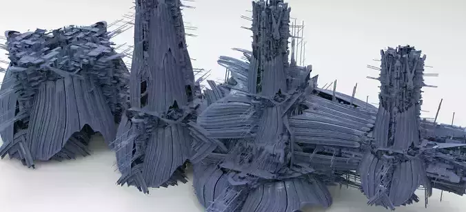 Sci-fi Opera Skyscrapers 5 design