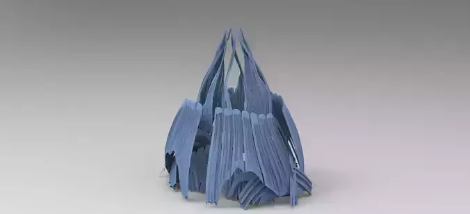 Sci-fi Opera inspired  Dome 1 3D model