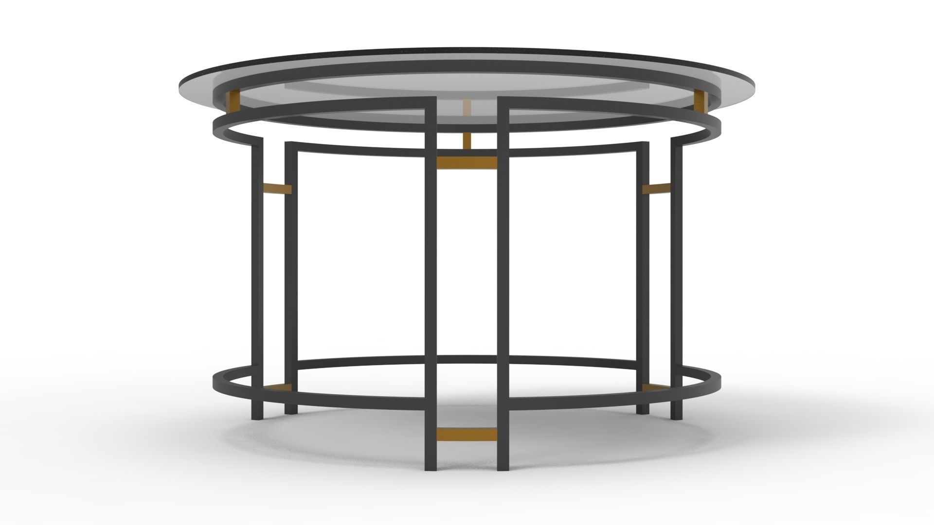 Round table  3D model_2