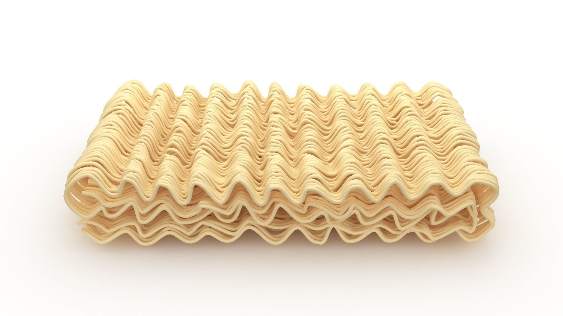 Instant Noodle Brick Cake 3 3D model 3D model_1