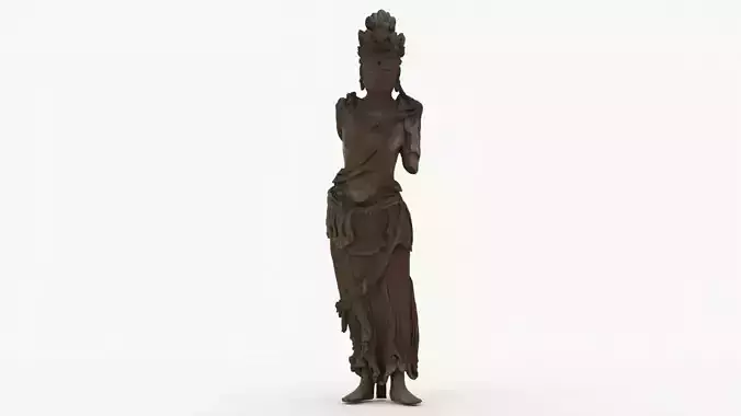 4K Scanning Guanyin Bodhisattva Low-poly 3D model