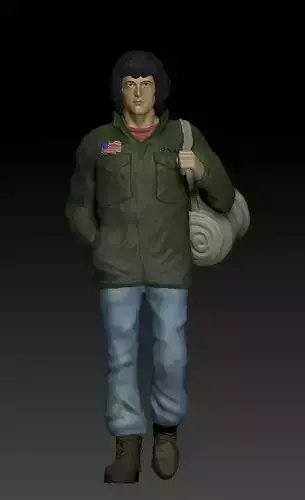 RAMBO action figure carrying bag