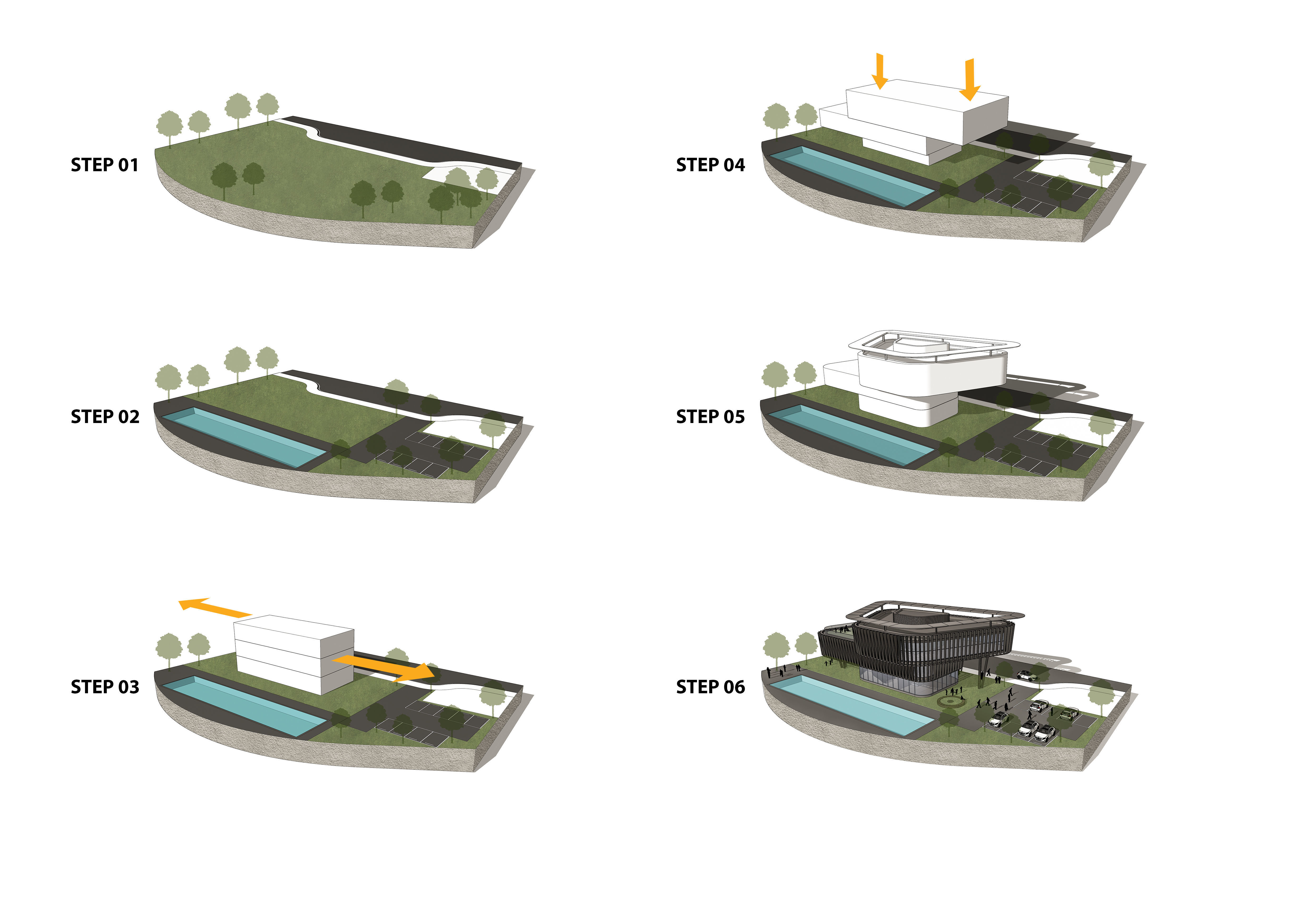 ClubHouse - Multifunctional building 3D model_6