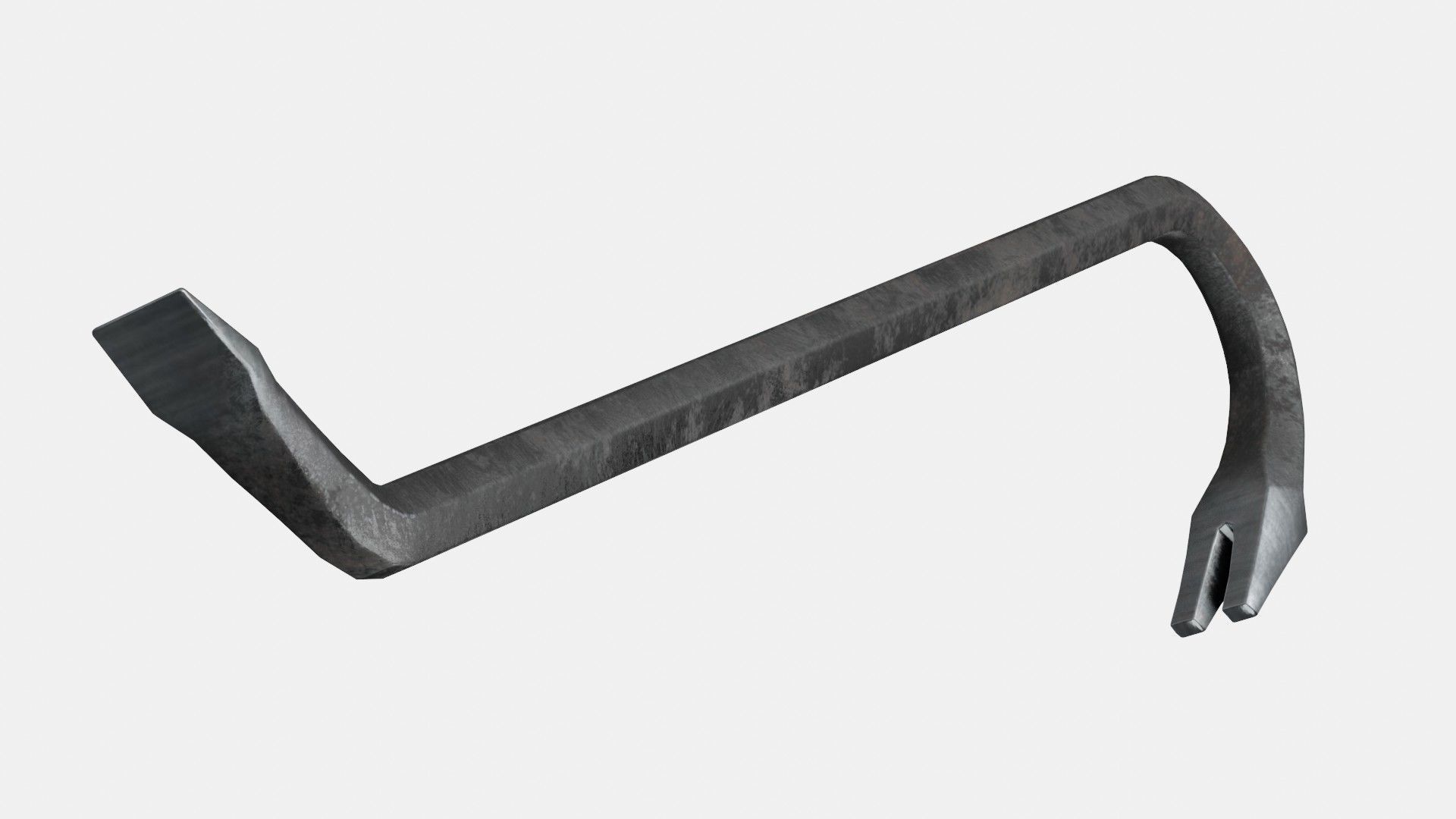 Crowbar 3D Model Low-poly 3D model_12