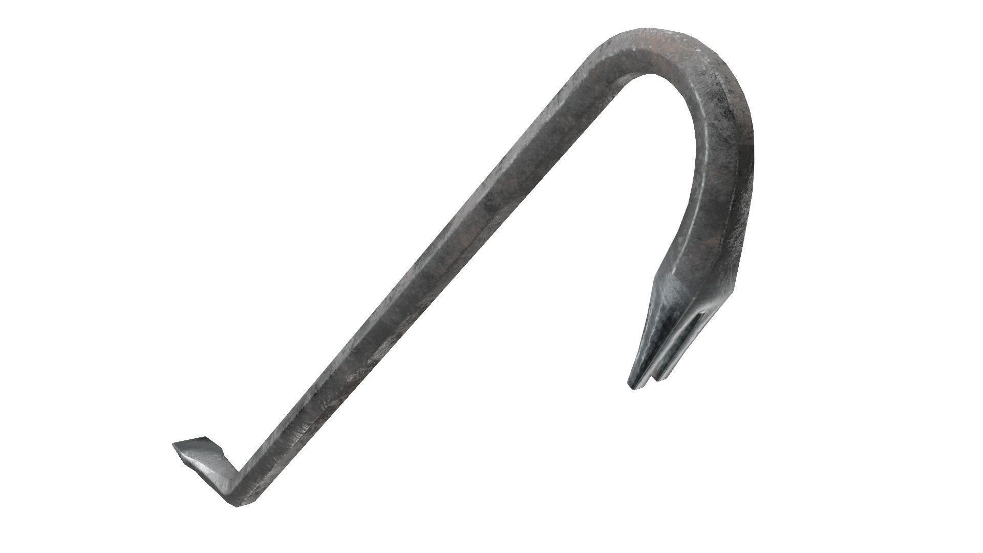 Crowbar 3D Model Low-poly 3D model_3