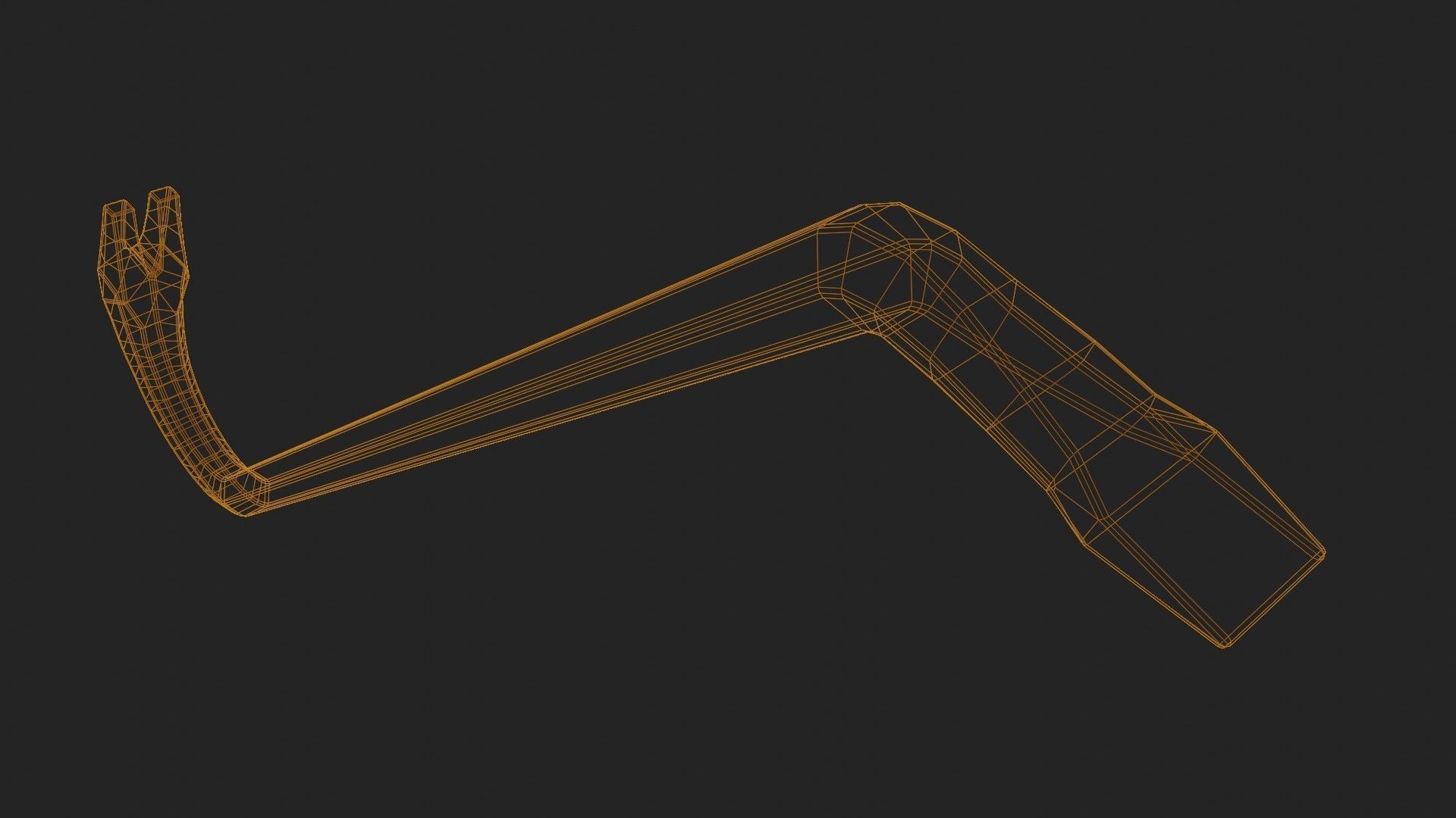 Crowbar 3D Model Low-poly 3D model_11