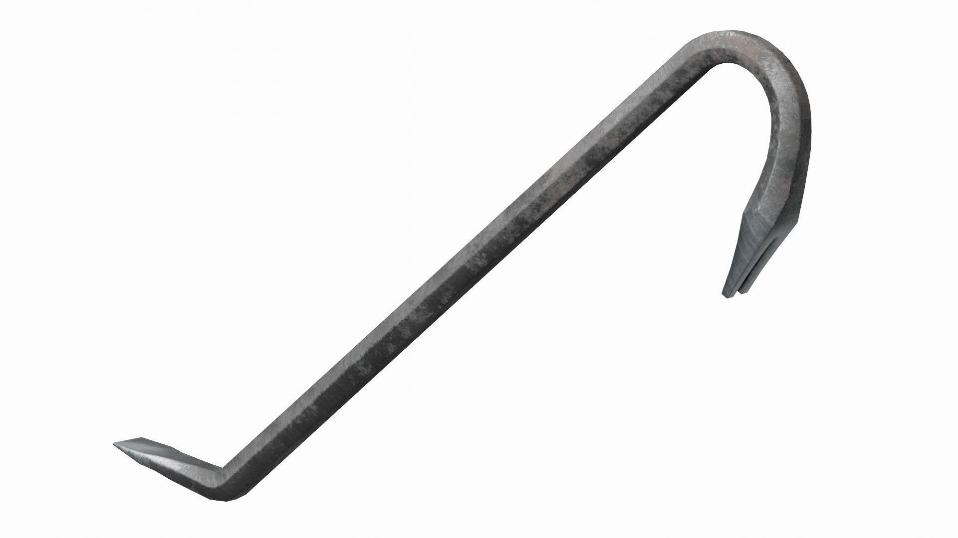 Crowbar 3D Model Low-poly 3D model_10