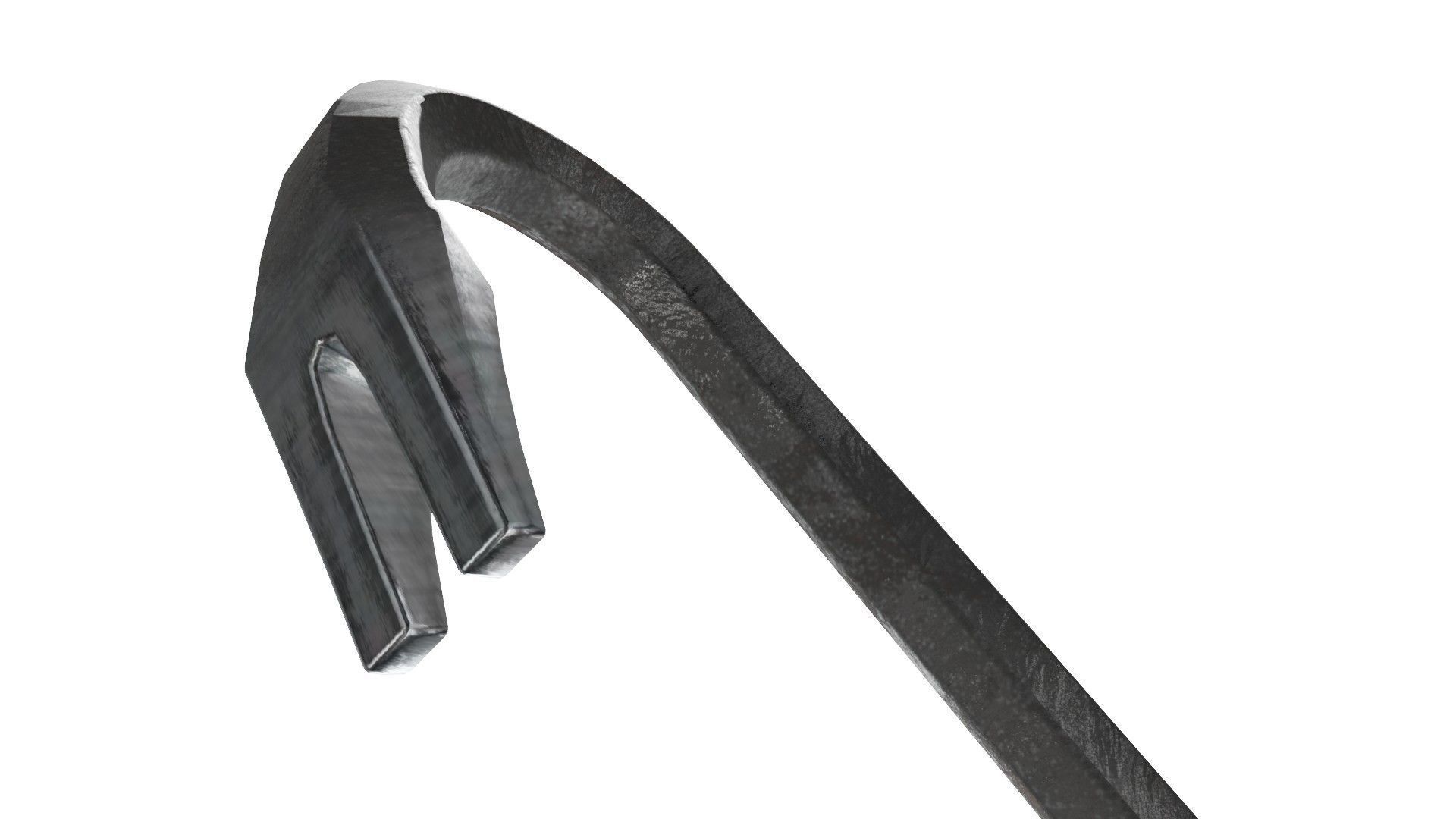 Crowbar 3D Model Low-poly 3D model_2