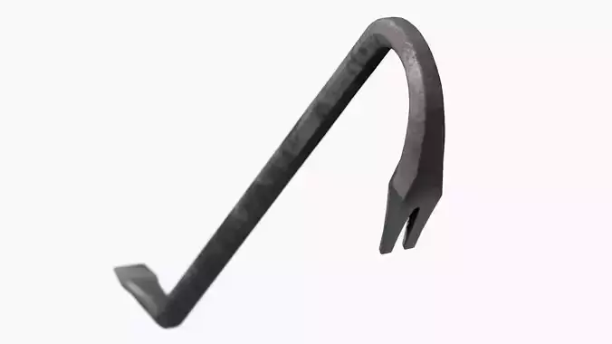 Crowbar 3D Model Low-poly 3D model